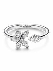 Pandora Půvabný stříbrný prsten se zirkony Timeless 192611C01 (Obvod 56 mm)