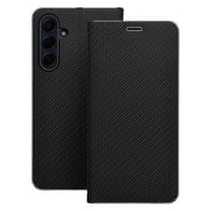 FORCELL Pouzdro LUNA Book Carbon pro SAMSUNG A20e , černé 5903396009600