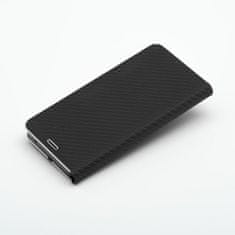 FORCELL Pouzdro LUNA Book Carbon pro Xiaomi Redmi 12C , černé 5903396203398