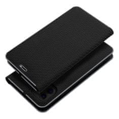 FORCELL Pouzdro LUNA Book Carbon pro iPhone XR (") , černé 5903396009440