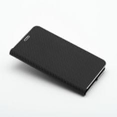 FORCELL Pouzdro LUNA Book Carbon pro iPhone XR (") , černé 5903396009440