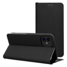 FORCELL Pouzdro LUNA Book Carbon pro iPhone XR (") , černé 5903396009440