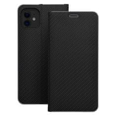 FORCELL Pouzdro LUNA Book Carbon pro iPhone XR (") , černé 5903396009440