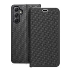 FORCELL Pouzdro LUNA Book Carbon pro SAMSUNG A34 5G , černé 5903396195280