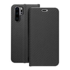 FORCELL Pouzdro LUNA Book Carbon pro HUAWEI P30 Pro , černé 5903396009501