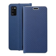 FORCELL Pouzdro LUNA Book Carbon pro SAMSUNG A41 , modrá 5903396077241