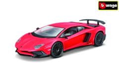 TOBAR Bburago 1:24 Lamborghini Aventador LP 750-4 SV Red