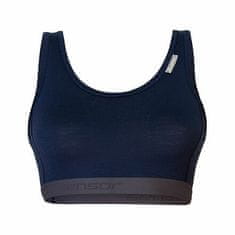 Sensor MERINO ACTIVE dámská podprsenka deep blue velikost S