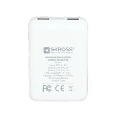 Skross  Powerbank Reload 10, 10000mAh, 2x 2A výstup, microUSB kabel, bílý