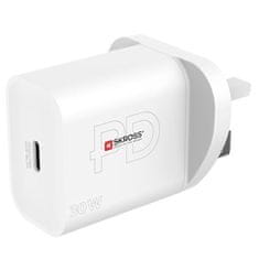 Skross  USB-C nabíjecí adaptér Power charger 30W UK, Power Delivery, typ G