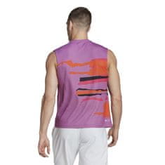 Adidas Tričko na trenínk fialové XXL Tennis tanktop New York