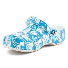 Crocs Dřeváky modré 45 EU Classic Duke Print Clog