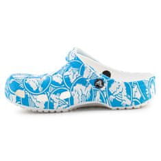 Crocs Dřeváky modré 45 EU Classic Duke Print Clog