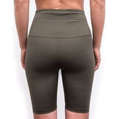 Sensor INFINITY ECO dámské legíny biker shorts olive green velikost M