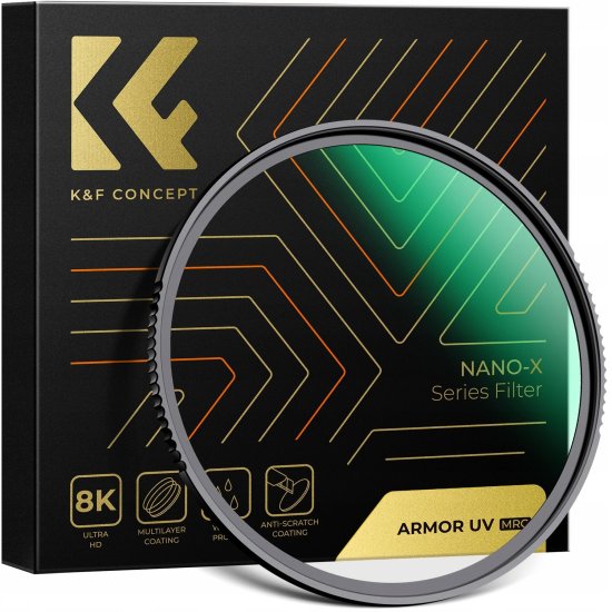 K&F Concept Pokročilý FILTR ARMOR UV Ultrafialový K&F NANO-X MRC 77 mm 77mm