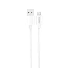 DUDAO datový kabel USB/Micro USB 2A 1m Bílý