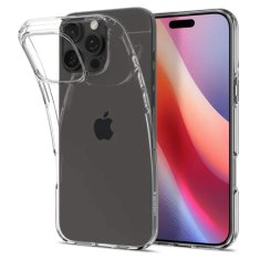 Spigen Silikonový obal na iPhone 16 PRO 6.3" Spigen Liquid Crystal Čirý