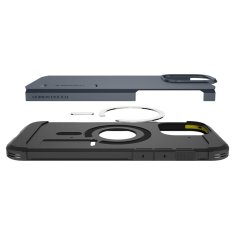 Spigen Pancéřové pouzdro na iPhone 16 PRO MAX 6.9" Spigen Tough Armor Mag MagSafe Kovová břidlice