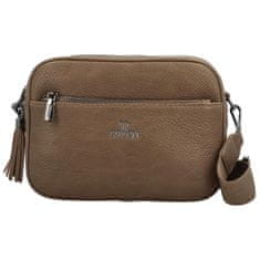 Coveri WORLD Trendy malá dámská koženková crossbody Kirikay, khaki