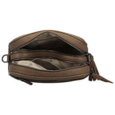 Coveri WORLD Trendy malá dámská koženková crossbody Kirikay, khaki