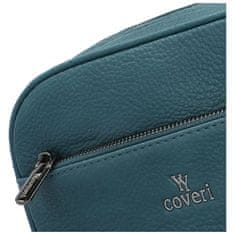 Coveri WORLD Trendy malá dámská koženková crossbody Kirikay, modrá