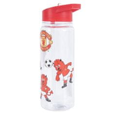 FotbalFans Dětská láhev Manchester United FC s brčkem, 600 ml