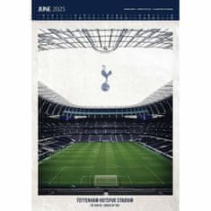 FotbalFans Kalendář Tottenham Hotspur FC 2025, deluxe, nástěnný