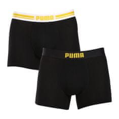 Puma 2PACK pánské boxerky černé (701226763 010) - velikost XL