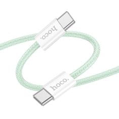 Hoco datový kabel X104 TYP C-TYP C 3A 60W 1m Zelený