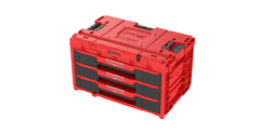 shumee QBRICK SYSTEM ONE DRAWER 3 TOOLBOX 2.0 RED ULTRA HD CUSTOM