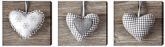 Innova CANVAS HEART GREY 20x60