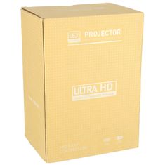 WOWO Přenosný LED projektor s Androidem 11.0, HD 1280x720, WiFi, HDMI, USB, ideální pro domácí kino a prezentace, bílý, 40-130 palců