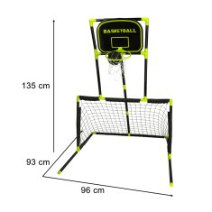 WOWO Sada multifunkčních brankářských cílů 6v1 - fotbal, hokej a basketbal pro venkovní i vnitřní použití