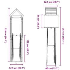 Vidaxl Dětské hřiště na zahradu impregnované borové dřevo