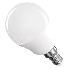 Emos LED žárovka ZQ1E43 Classic Mini Globe / E14 / 6,5 W (60 W) / 806 lm / neutrální bílá