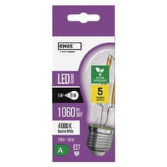 Emos LED žárovka ZF5158 Filament A60 A CLASS/ E27 / 5 W (75 W) / 1 060 lm / neutrální bílá