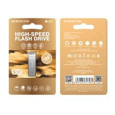 Borofone Flash disk BUD1 128GB stříbrný 108861