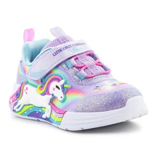 Skechers S-Lights Dívčí boty Unicorn