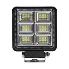 Stualarm LED světlo hranaté, 48x1W, 110x128x35mm, ECE R10/R148 (wl-856R148)