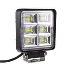 Stualarm LED světlo hranaté, 48x1W, 110x128x35mm, ECE R10/R148 (wl-856R148)