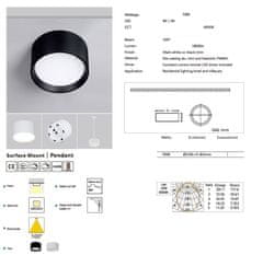 Stualarm LED světlo kulaté 18W, průměr 148mm, 4000K (97150)