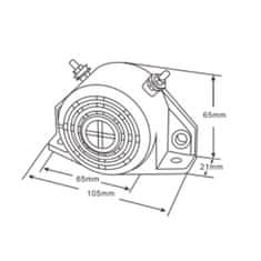 Stualarm Signalizace couvání 12-24V (kf85)