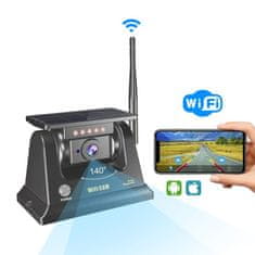 CARCLEVER AKU / SOLAR přídavná bezdrátová Wi-Fi AHD kamera s magnetem (cw1-cam9wifisbat)