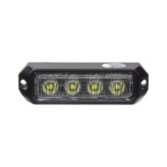 Stualarm PREDATOR 4x3W LED, 12-24V, bílý, ECE R10 (kf004E3Wwht)