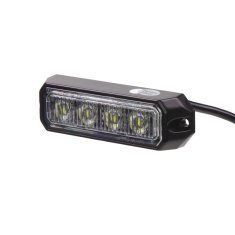 Stualarm PREDATOR 4x3W LED, 12-24V, bílý, ECE R10 (kf004E3Wwht)