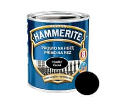 HAMMERITE Hammerite Přímo na rez hladký 2,5l (černý)