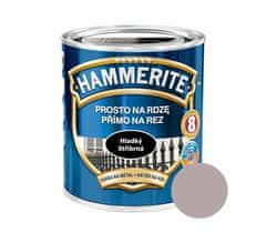 HAMMERITE Hammerite Přímo na rez hladký 2,5l (Stříbrný)