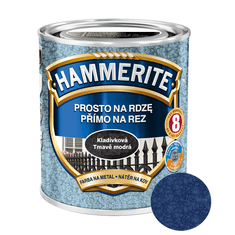 HAMMERITE Hammerite Přímo na rez kladívkový 2,5l (Tmavě modrý)