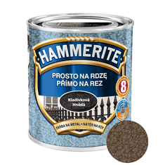 HAMMERITE Hammerite Přímo na rez kladívkový 0,7l (Hnědý)