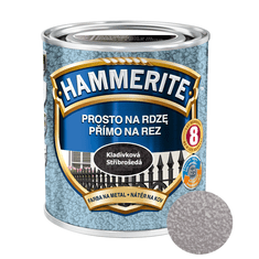 HAMMERITE Hammerite Přímo na rez kladívkový 2,5l (Stříbrošedý)